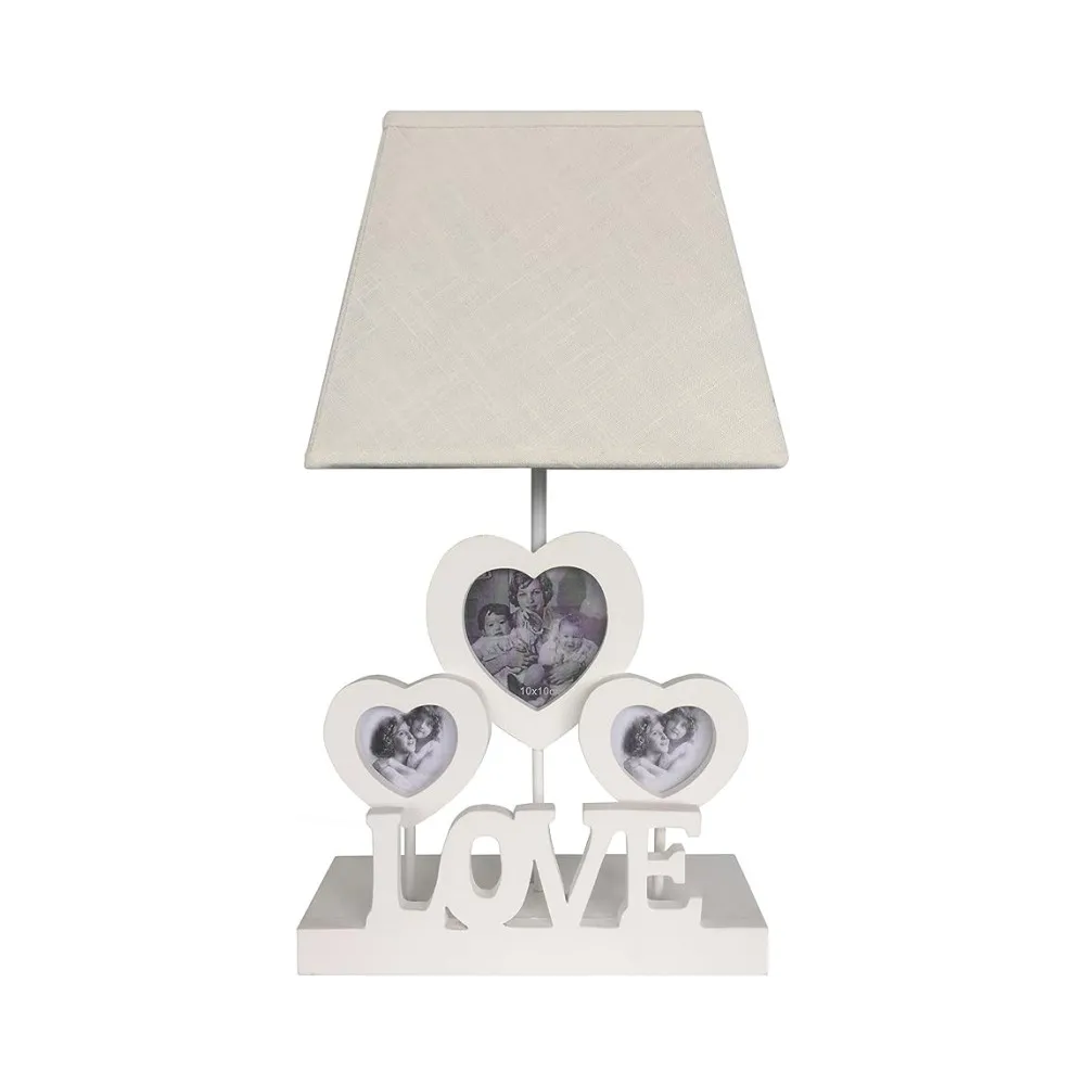 LAMPADA COMODINO 3 CORNICI STILE SHABBY LAMPADA COMODINO 3 CORNICI STILE SHABBY