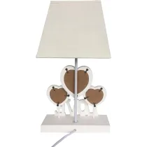 LAMPADA COMODINO 3 CORNICI STILE SHABBY