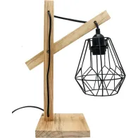 LAMPADA DA TAVOLO SCANDINAVA ABAT-JOUR 38x26x15CM (AxLxP)