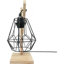 LAMPADA DA TAVOLO SCANDINAVA ABAT-JOUR 38x26x15CM (AxLxP)