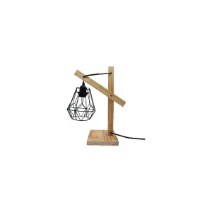 LAMPADA DA TAVOLO SCANDINAVA ABAT-JOUR 38x26x15CM (AxLxP)