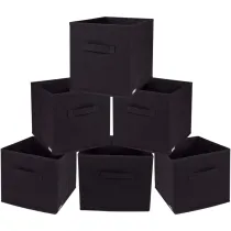 SET 6 ORGANIZER SALVASPAZIO PIEGHEVOLI PER ARMADIO 28x26,5x26,5CM