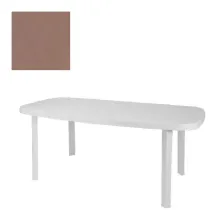 TAVOLO ULISSE 177X86CM TORTORA