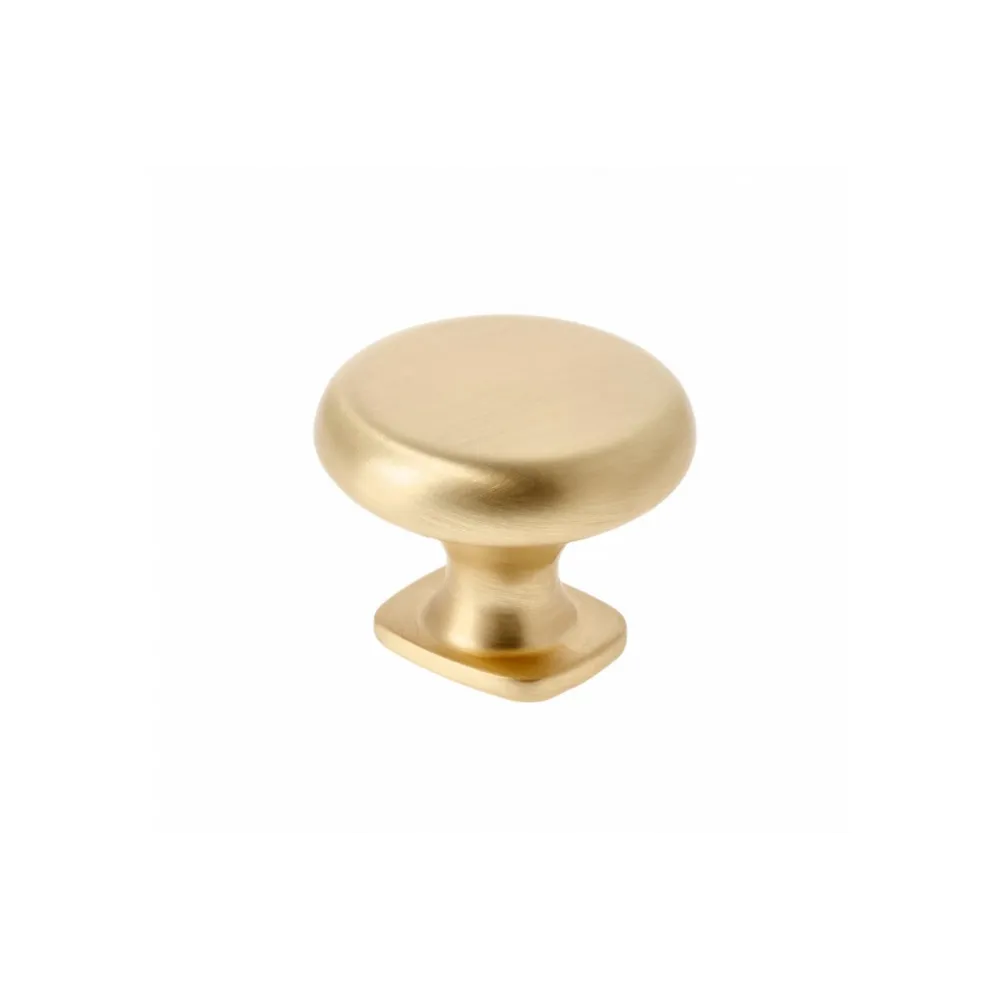 POMOLO PER MOBILI "LORENA" OTTONATO SPAZZOLATO 33MM POMOLO PER MOBILI "LORENA" OTTONATO SPAZZOLATO 33MM