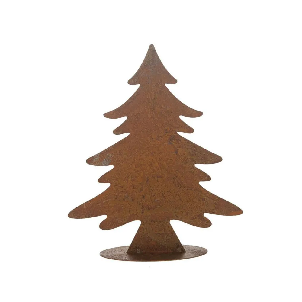 ALBERO IN METALLO CON BASE 23X8CM H.35CM RUGGINE ALBERO IN METALLO CON BASE 23X8CM H.35CM RUGGINE