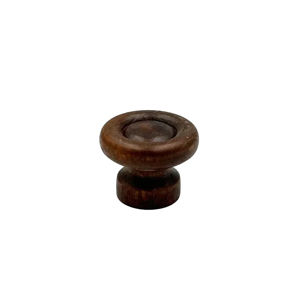 POMELLO IN LEGNO NOCE BASSO 22 x D.24 mm