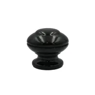 POMELLO LEGNO NERO CH. 28 X D.32 MM