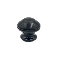 POMELLO LEGNO NERO 22 X D. 25 MM
