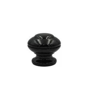 POMELLO LEGNO NERO 25 X D. 30 MM