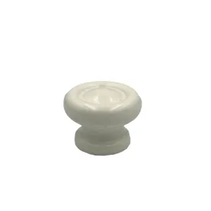 POMELLO LEGNO BIANCO 25 X D. 35 MM
