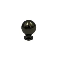 POMELLO NERO CROMO 25 X D. 20 MM