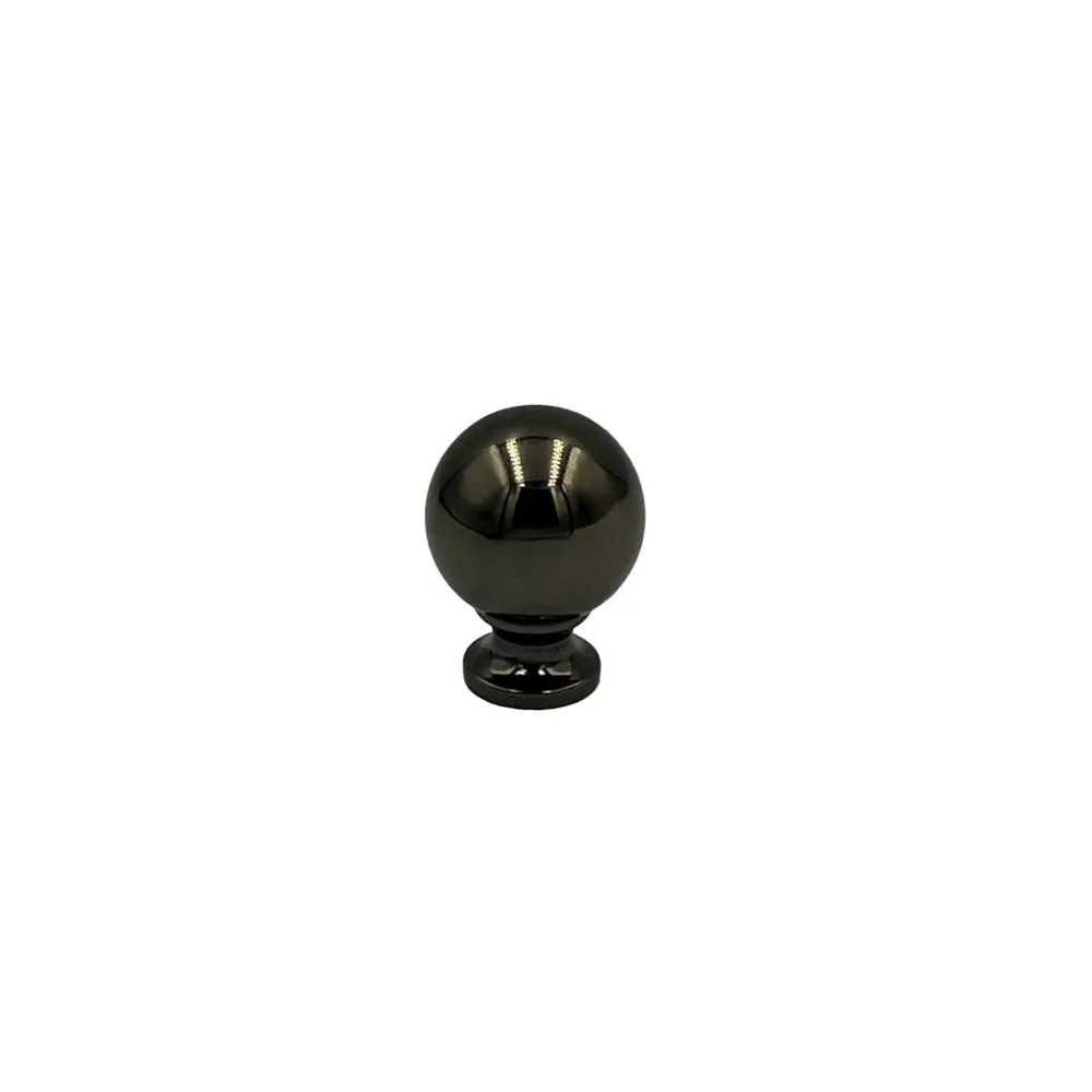 POMELLO NERO CROMO 25 X D. 20 MM