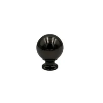 POMELLO NERO CROMO 35 X D. 30 MM