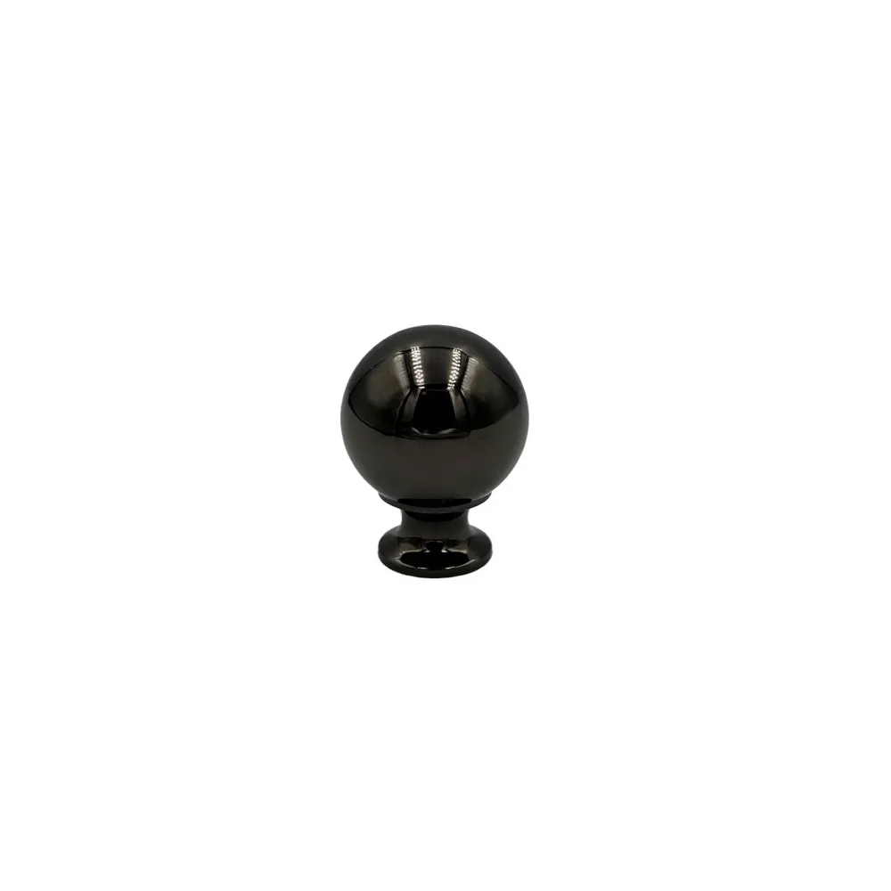 POMELLO NERO CROMO 30 X D. 20 MM