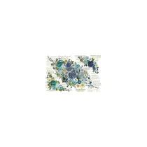 REDESIGN DECOR TRANSFERS "COSMIC ROSES" 112 x 76CM