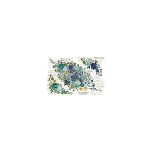 REDESIGN DECOR TRANSFERS "COSMIC ROSES" 112 x 76CM