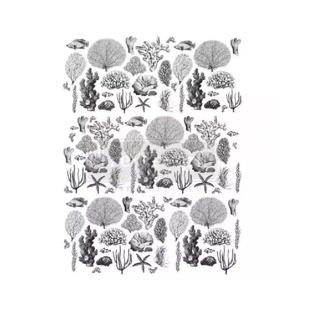 REDESIGN DECOR TRANSFERS COASTAL SEA LIFE DESIGN 61×81CM