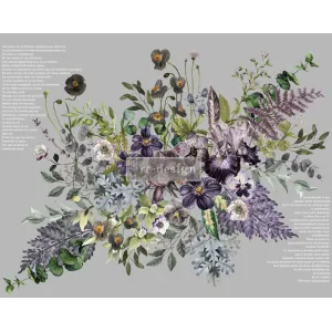 REDESIGN DECOR TRANSFERS "VIGOROUS VIOLET" 89X122CM