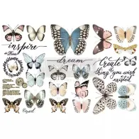 REDESIGN DECOR TRANSFERS PAPILLON COLLECTION 15X30,5CM