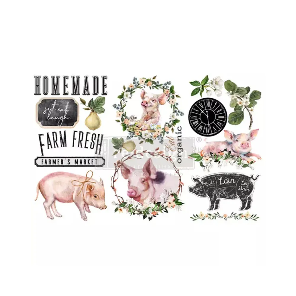 REDESIGN DECOR TRANSFERS FARM FRESH