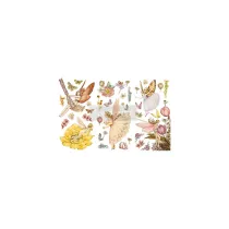 REDESIGN DECOR TRANSFERS "FAIRY FLOWERS" 15x30,5CM