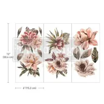 REDESIGN DECOR TRANSFERS "EXOTICA" 21,5X28CM DI ELISIR HOME