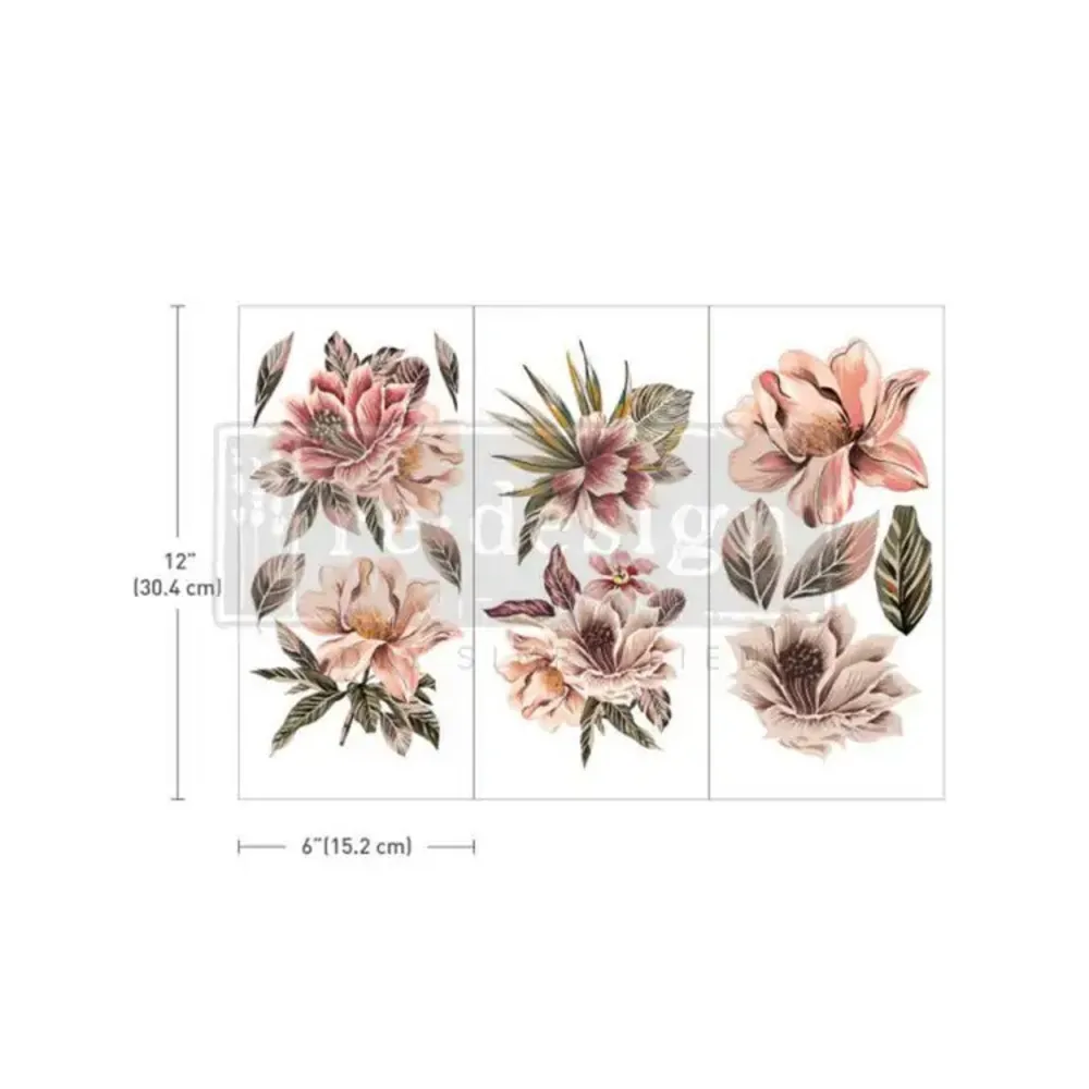 REDESIGN DECOR TRANSFERS "EXOTICA" 21,5X28CM DI ELISIR HOME REDESIGN DECOR TRANSFERS "EXOTICA" 21,5X28CM DI ELISIR HOME