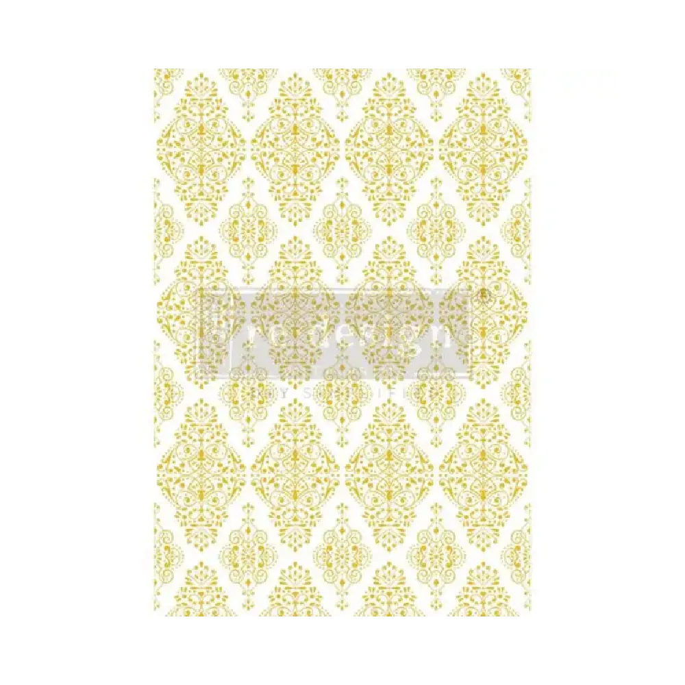 REDESIGN DECOR TRANSFERS "KACHA GOLDEN DAMASK" 61X89CM