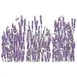 REDESIGN DECOR TRANSFERS CHAMPS DE LAVENDE 89×61 cm