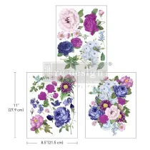 REDESIGN DECOR TRANSFERS OPULENT FLORALS 21,5×28 cm