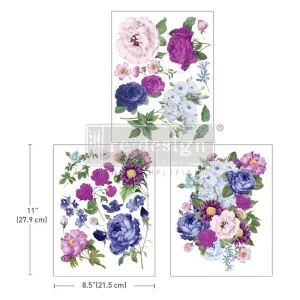 REDESIGN DECOR TRANSFERS OPULENT FLORALS 21,5×28 cm