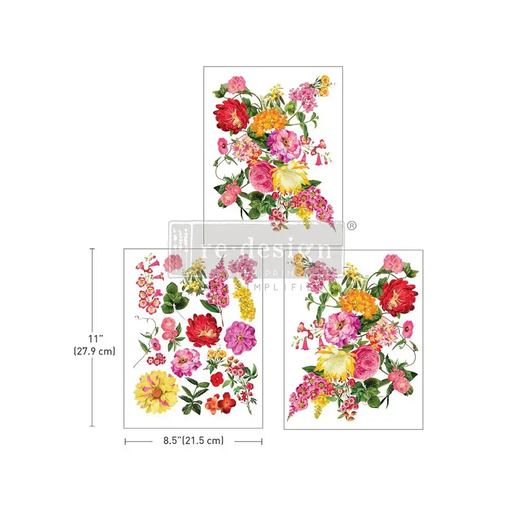 REDESIGN DECOR TRANSFERS SUNNY GLOW 21,5×28 cm
