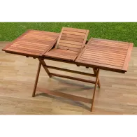 TAVOLO IN LEGNO ALLUNGABILE CM 120-160x70x73H