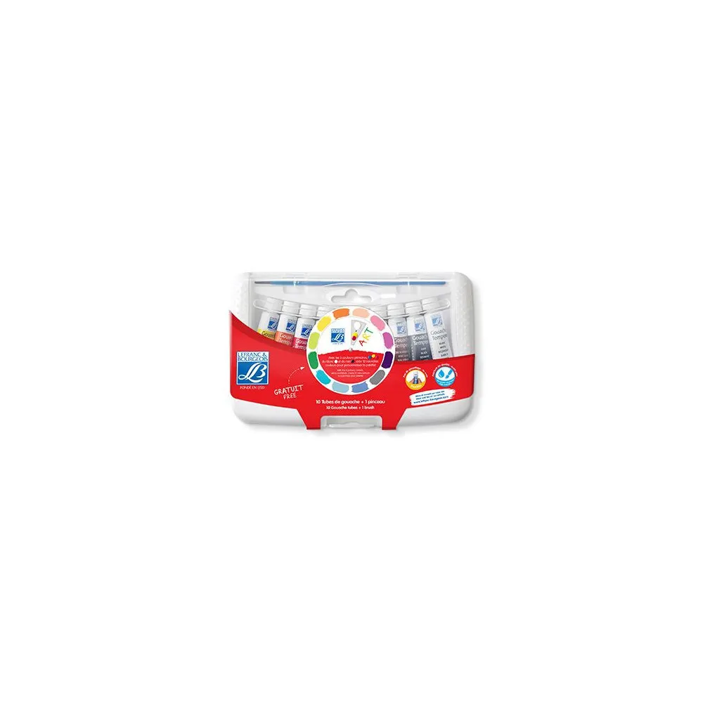 TEMPERE COLLEGE BOX. 10PZ DA 10ML + 1PENNELLO TEMPERE COLLEGE BOX. 10PZ DA 10ML + 1PENNELLO