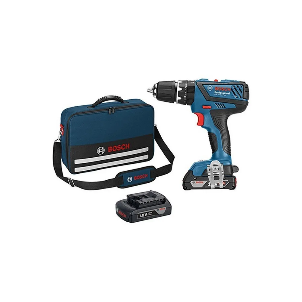 TRAPANO-AVVITATORE CON PERCUSSIONE A BATTERIA BOSCH GSB 18-2-LI PROFESSIONAL