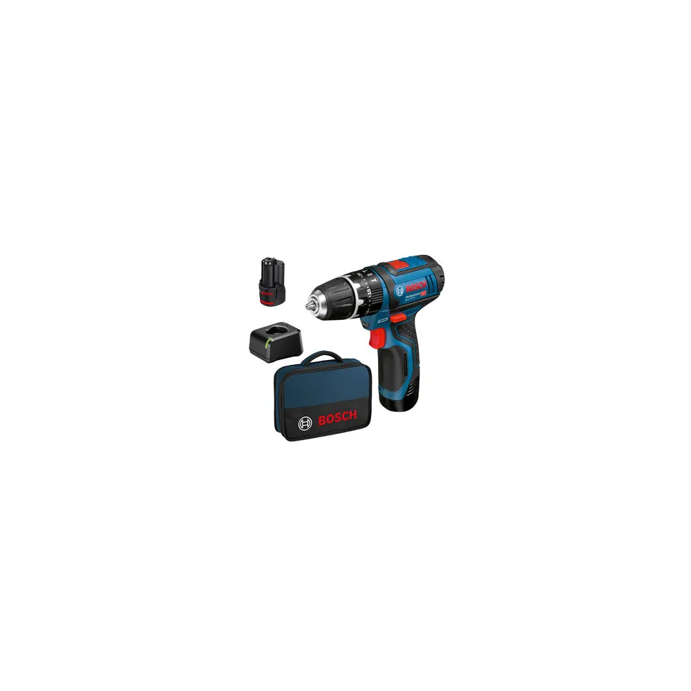 Trapano-avvitatore con percussione a batteria GSB 12V-15 Professional Trapano-avvitatore con percussione a batteria GSB 12V-15 Professional