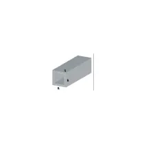 PROFILO ARGENTO H.100 CM TUBO QUADRO 10X10X1MM