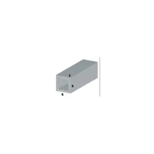 PROFILO ARGENTO H.100 CM TUBO QUADRO 10X10X1MM