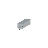 PROFILO ARGENTO H.100 TUBO QUADRO 15x15x1MM.
