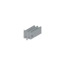 PROFILO ARGENTO H100 CANALINO UU 16X12X1