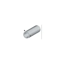 PROFILO ARGENTO H.100 CM TUBO TONDO 25X1MM