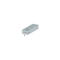PROFILO ARGENTO H.100 CM TUBO RETTANGOLARE 20X10X1 MM