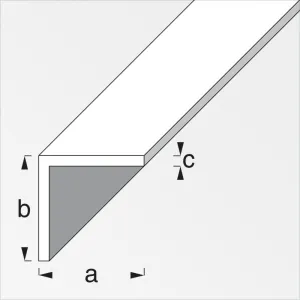 ANGOL 25X25X1 PVC BIANCO 2M