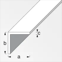 ANGOL 50X50X1.2 PVC BIANCO 2M