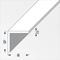 ANGOL 50X50X1.2 PVC BIANCO 2M