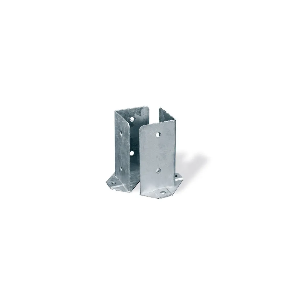 Coppia supporti ancoraggio per travi 80 x 80 x 150 mm. Coppia supporti ancoraggio per travi 80 x 80 x 150 mm.