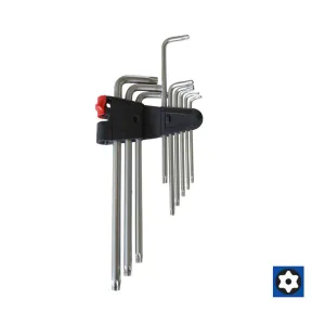 CHIAVI TORX RESISTORX LUNGHE (SET da 9 Pezzi/Misure)