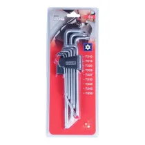 CHIAVI TORX RESISTORX LUNGHE (SET da 9 Pezzi/Misure)