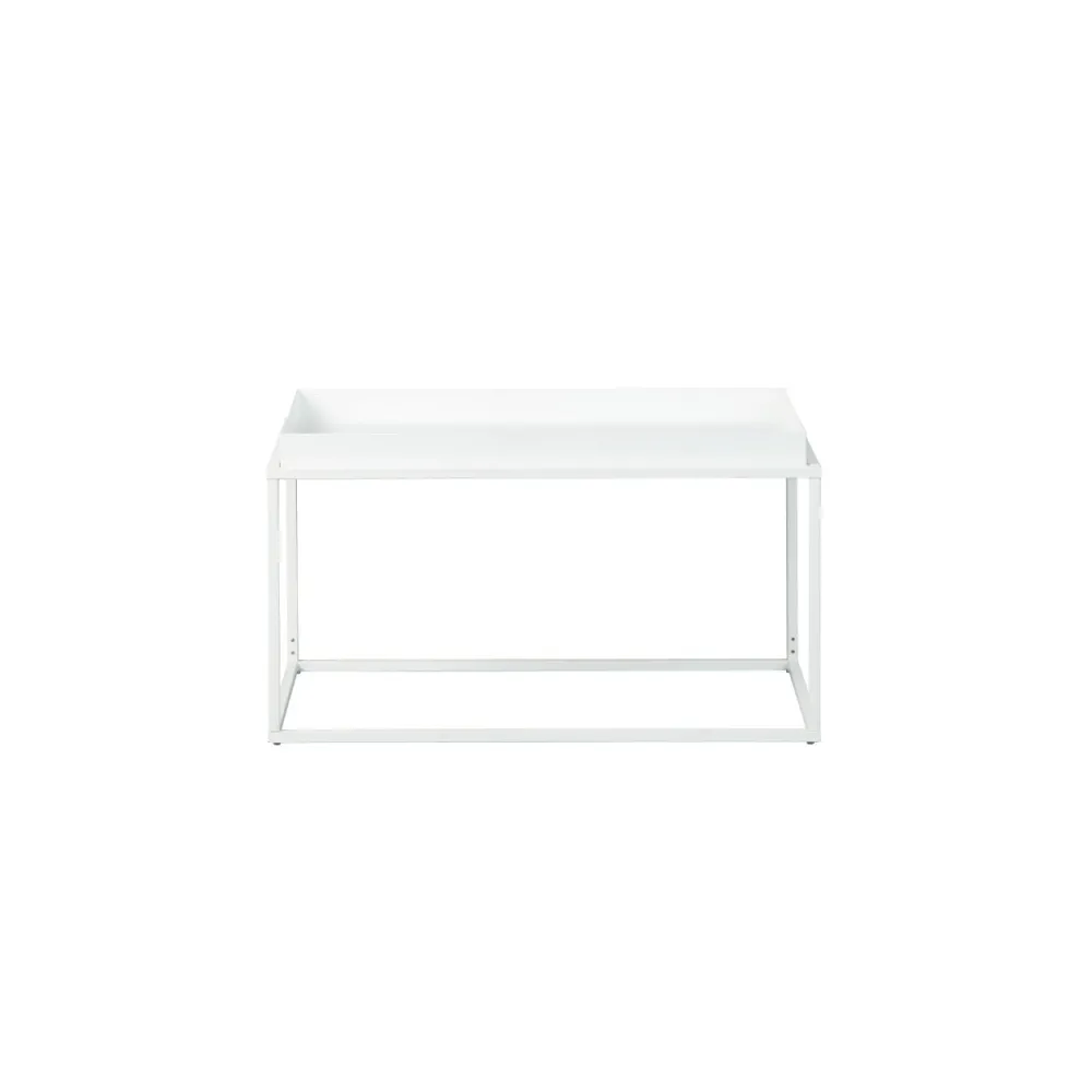 TAVOLINO METALLO 80X45X45 CM BIANCO TAVOLINO METALLO 80X45X45 CM BIANCO