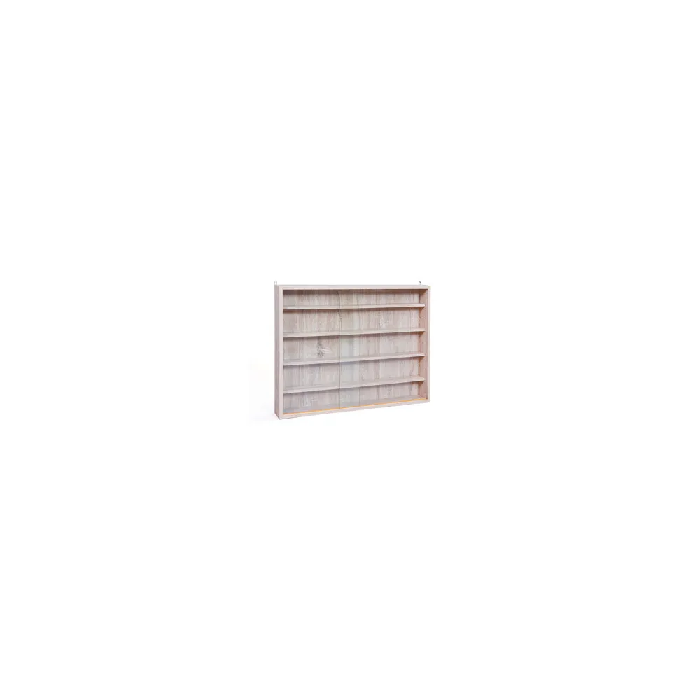 KIT VETRINETTA CM 80X9,5X60 ROVERE